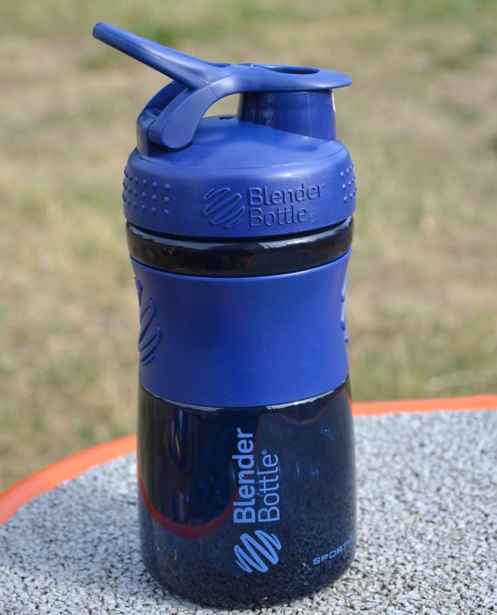 Шейкер спортивний (пляшка) BlenderBottle SportMixer Flip 20oz/590ml Navy - Зображення 8