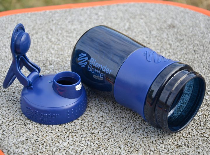 Шейкер спортивний (пляшка) BlenderBottle SportMixer Flip 20oz/590ml Navy - Зображення 7
