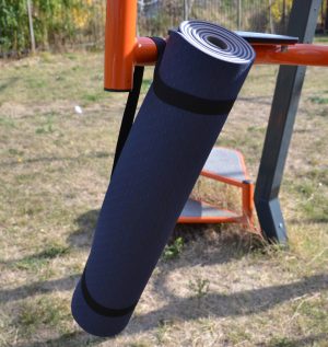 Килимок для йоги та фітнесу PowerPlay 4150 TPE Premium Performance Mat Синій (183x61x0.6) - Зображення 7