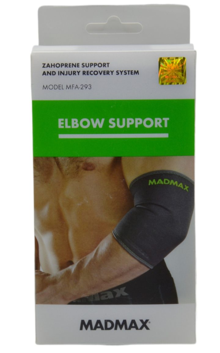 Налокітник MadMax MFA-293 Zahoprene Elbow Support Dark Grey/Green (1шт.) XL - Зображення 10