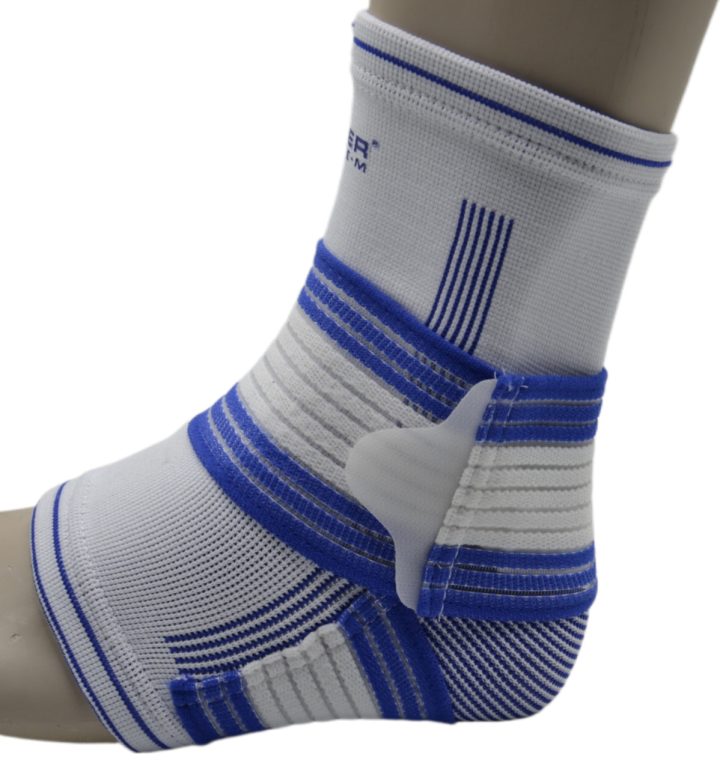 Бандаж на гомілкостоп Power System PS-6009 Ankle Support Pro Blue/White L/XL (1шт.) - Зображення 2