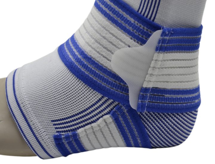 Бандаж на гомілкостоп Power System PS-6009 Ankle Support Pro Blue/White L/XL (1шт.) - Зображення 4