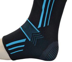Бандажі на гомілкостоп Power System PS-6022 Ankle Support Evo Black/Blue XL (пара) - Зображення 4