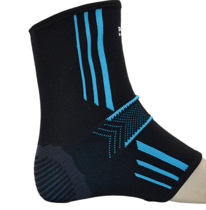 Бандажі на гомілкостоп Power System PS-6022 Ankle Support Evo Black/Blue M (пара) - Зображення 5