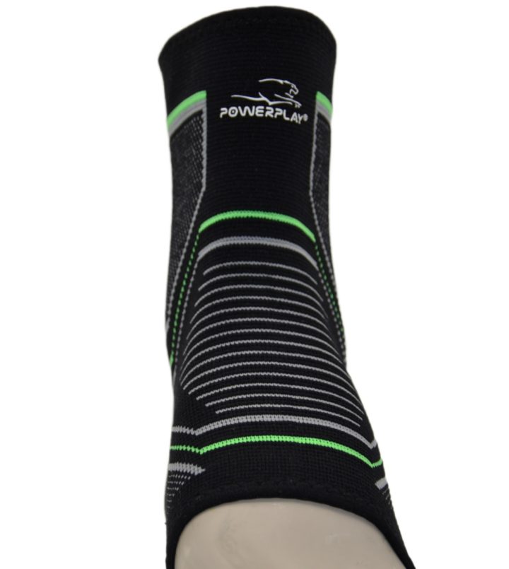 Бандажі на гомілкостоп PowerPlay 4100 Чорні S/M (пара) - Зображення 6