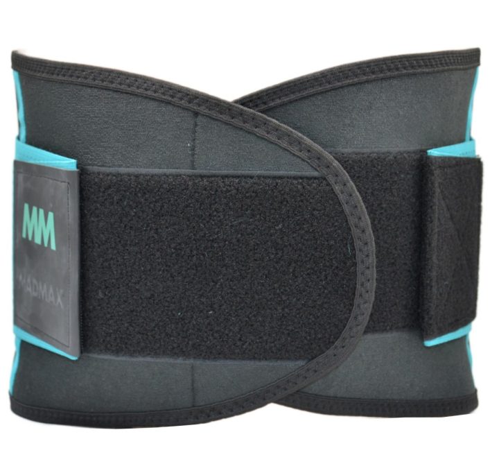 Пояс компресійний MadMax MFA-277 Slimming belt Black/turquoise S - Зображення 7