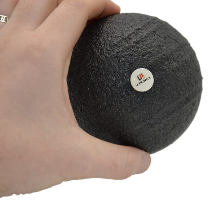 Масажний м'яч U-POWEX Epp foam ball (d10.) Black - Зображення 5