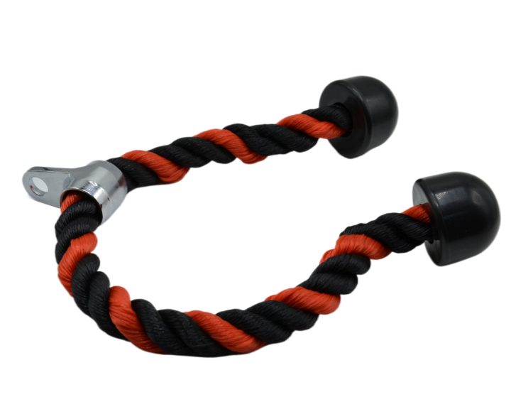 Канат для трицепса з подвійним хватом Power System PS-4041 Triceps Rope Black/Red - Зображення 4