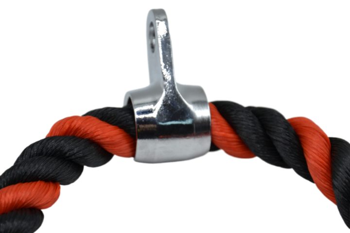 Канат для трицепса з подвійним хватом Power System PS-4041 Triceps Rope Black/Red - Зображення 8