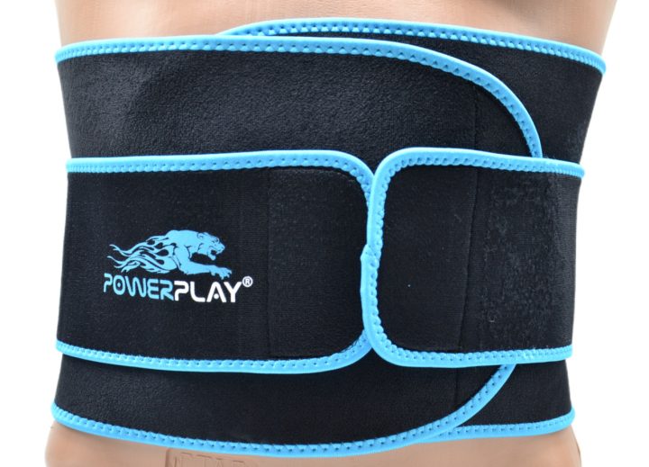 Пояс для схуднення PowerPlay 4303 Чорно-Синій - Зображення 9