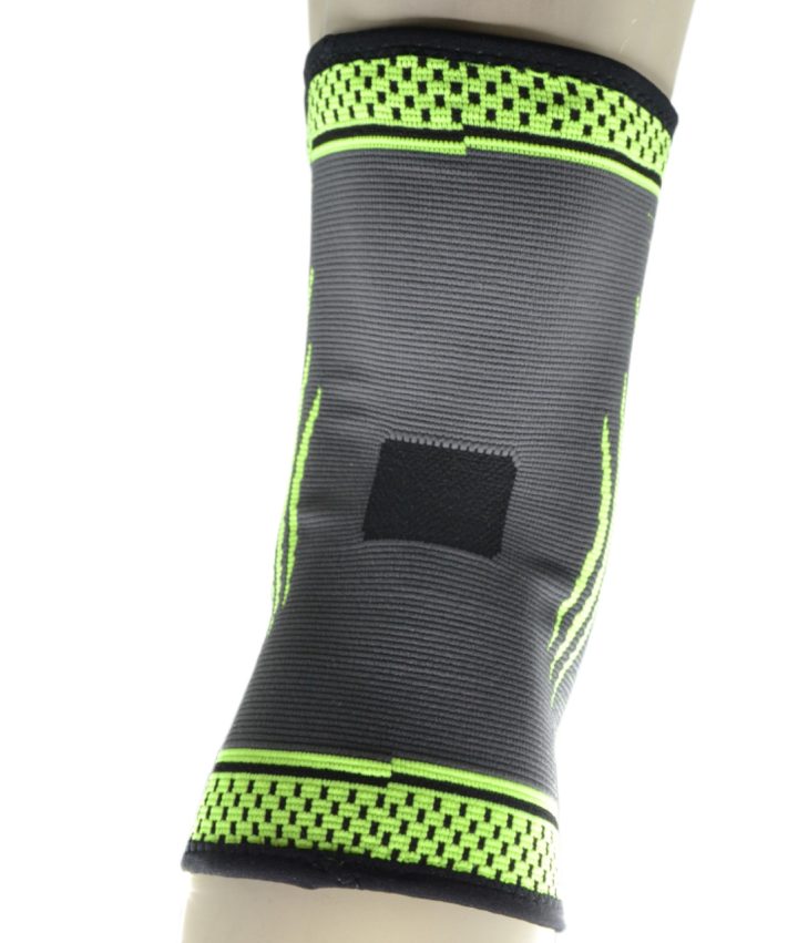 Компресійний наколінник MadMax MFA-284 3D Compressive knee support Dark grey/Neon green (1шт.) L - Зображення 9
