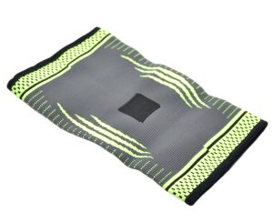 Компресійний наколінник MadMax MFA-284 3D Compressive knee support Dark grey/Neon green (1шт.) L - Зображення 3