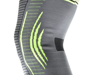 Компресійний наколінник MadMax MFA-284 3D Compressive knee support Dark grey/Neon green (1шт.) L - Зображення 7