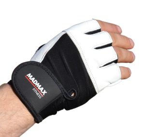 Рукавички для фітнесу MadMax MFG-444 Fitness White XXL - Зображення 10