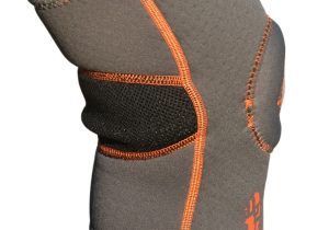 Наколінник MadMax MFA-297 Knee Support with Patella Stabilizer Dark Grey/Orange M - Зображення 2