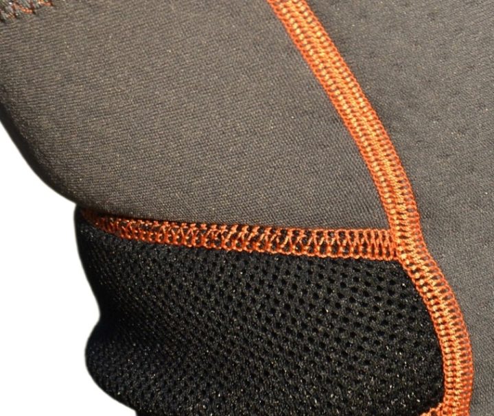 Наколінник MadMax MFA-297 Knee Support with Patella Stabilizer Dark Grey/Orange L - Зображення 3