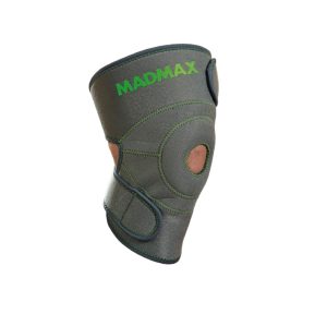 Наколінник MadMax MFA-295 Zahoprene Universal Knee Support Dark Grey/Green (1шт.) - Зображення 2