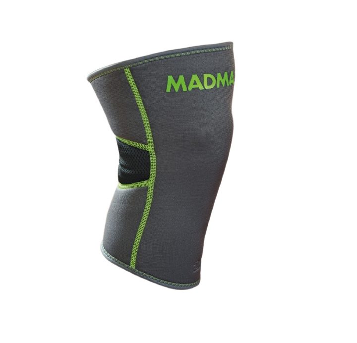 Наколінник MadMax MFA-294 Zahoprene Knee Support Dark Grey/Green (1шт.) M - Зображення 2