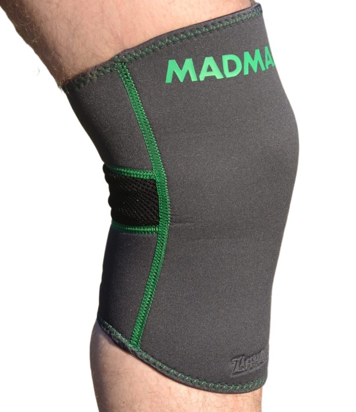 Наколінник MadMax MFA-294 Zahoprene Knee Support Dark Grey/Green (1шт.) M - Зображення 3