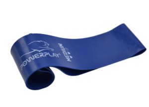 Резинка для фітнесу PowerPlay 4114 Mini Power Band 1мм. Medium Сіня (7.5 кг) - Зображення 4