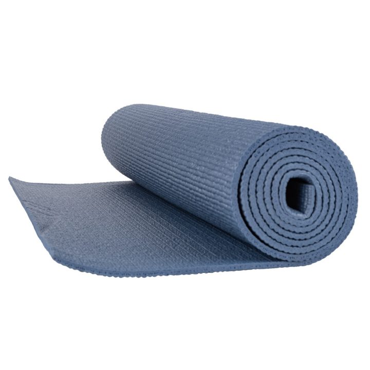 Килимок для йоги та фітнесу PowerPlay 4010 PVC Yoga Mat Темно-синій (173x61x0.6) - Зображення 7