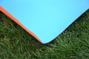 Килимок для йоги та фітнесу U-POWEX TPE Yoga mat Orange/Blue (183х61х0.6) - Зображення 10