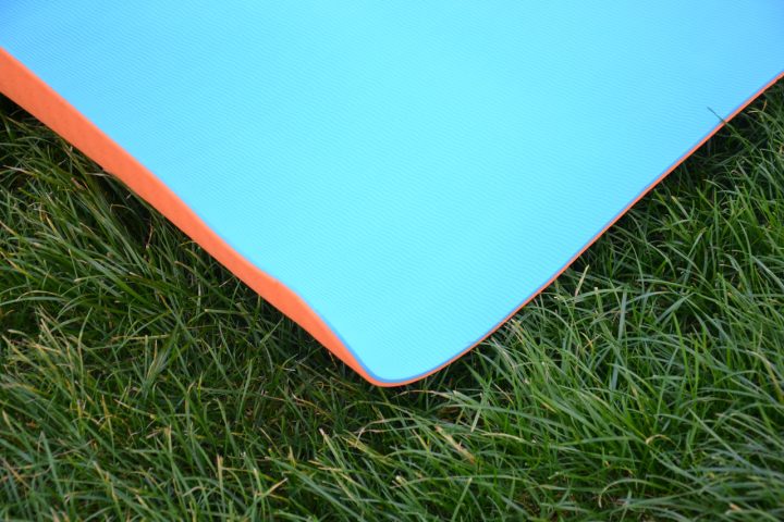 Килимок для йоги та фітнесу U-POWEX TPE Yoga mat Orange/Blue (183х61х0.6) - Зображення 10