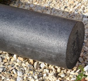 Масажний ролик (роллер) гладкий PowerPlay 4021 Fitness Roller Чорний (60x15см.) - Зображення 7