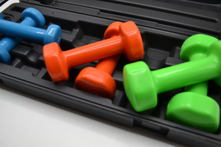Набір гантелей в кейсі 6 кг. PowerPlay 4103 Fitness Dumbells (2шт.*0,5кг. 2шт.*1кг. 2шт.*1,5кг.) - Зображення 5