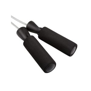 Скакалка швидкісна з підшипниками PowerPlay 4209 Sport Jump Rope Чорна (3m.) - Зображення 3