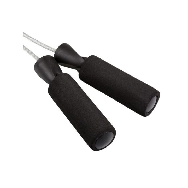 Скакалка швидкісна з підшипниками PowerPlay 4209 Sport Jump Rope Чорна (3m.) - Зображення 3