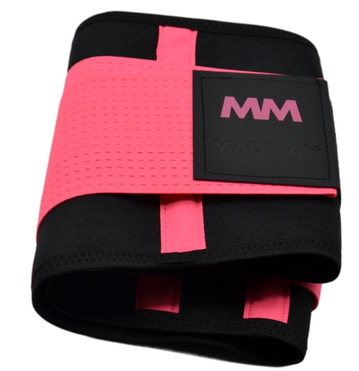 Пояс компресійний MadMax MFA-277 Slimming belt Black/neon pink S - Зображення 8