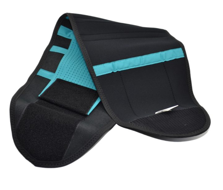 Пояс компресійний MadMax MFA-277 Slimming belt Black/turquoise M - Зображення 8
