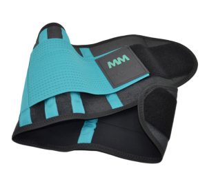 Пояс компресійний MadMax MFA-277 Slimming belt Black/turquoise S - Зображення 9