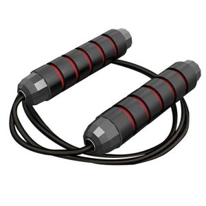 Скакалка швидкісна PowerPlay 4210 Power Weighted Jump Rope Чорна (2,7m.) - Зображення 7