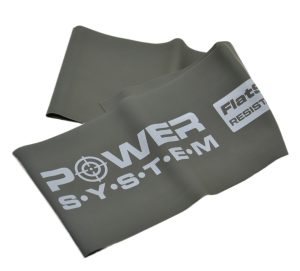 Стрічка-еспандер для спорту та реабілітації Power System PS-4123 Flat Stretch Band Level 3 Grey (25-35кг.) - Зображення 2