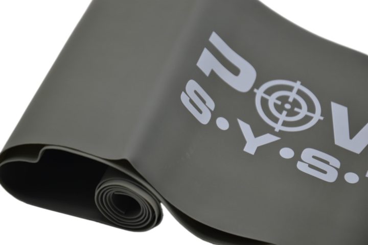 Стрічка-еспандер для спорту та реабілітації Power System PS-4123 Flat Stretch Band Level 3 Grey (25-35кг.) - Зображення 4