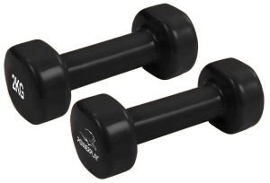 Набір гантелей в кейсі 9 кг. PowerPlay 4121 Fitness Dumbells (2шт.*1кг. 2шт.*1,5кг. 2шт.*2кг.) - Зображення 10