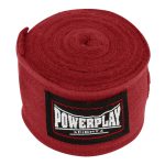 Бинти для боксу PowerPlay 3046 Червоні NYLON (4,5 м) - Зображення 3