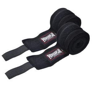 Бинти для боксу PowerPlay 3046 Чорні NYLON (4,5 м) - Зображення 1