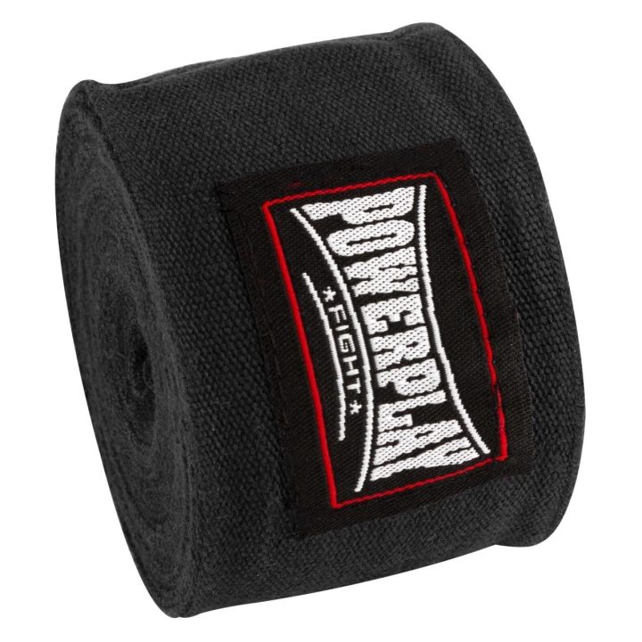Бинти для боксу PowerPlay 3046 Чорні NYLON (4,5 м) - Зображення 3