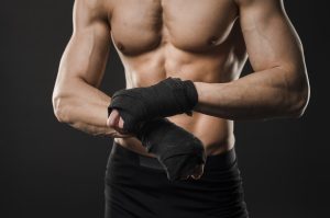 Бинти для боксу PowerPlay 3047 Чорні Lycra (спандекс) (4,5м) - Зображення 9