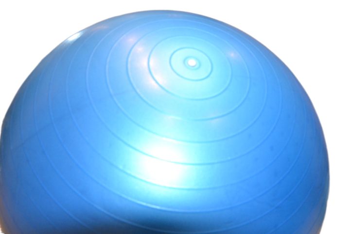 М'яч для фітнесу (фітбол) напівмасажний PowerPlay 4003 Ø65 cm Gymball Синій + помпа - Зображення 10