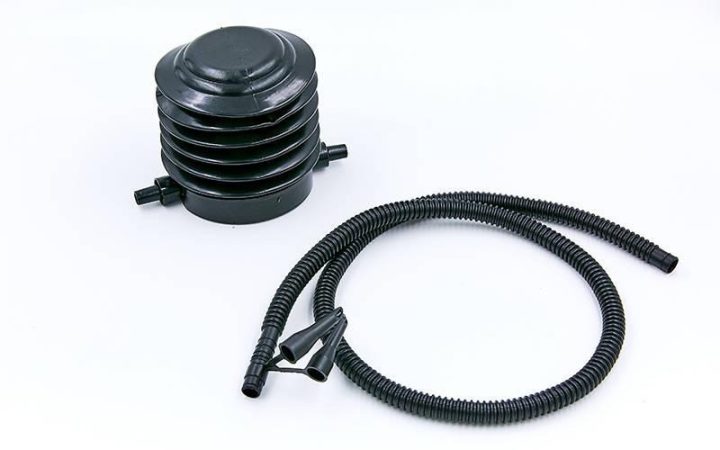 М'яч для фітнесу (фітбол) напівмасажний PowerPlay 4003 Ø65 cm Gymball Сірий + помпа - Зображення 7