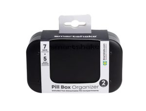 Таблетниця Smartshake Pillbox Organiser 2-pack Black - Зображення 1