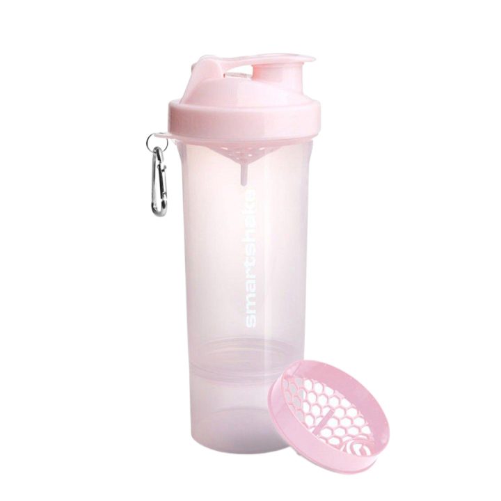 Шейкер спортивний SmartShake Slim 500ml Cotton Pink (Light Lavender) - Зображення 2