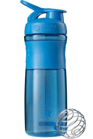 Шейкер спортивний (пляшка) BlenderBottle SportMixer Flip 28oz/820ml Cyan - Зображення 1