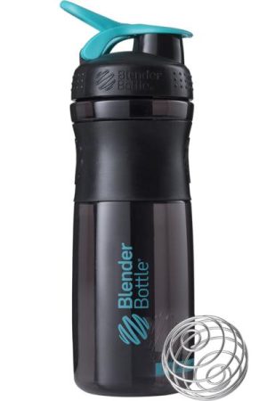 Шейкер спортивний (пляшка) BlenderBottle SportMixer Flip 28oz/820ml Black/Teal - Зображення 1
