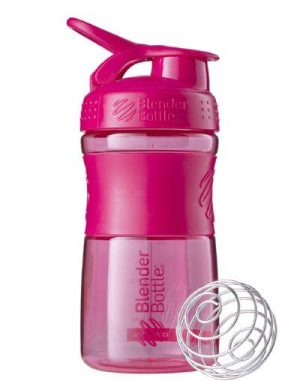 Шейкер спортивний (пляшка) BlenderBottle SportMixer Flip 20oz/590ml Pink FL - Зображення 1