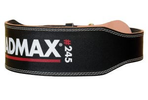 Пояс для важкої атлетики MadMax MFB-245 Full leather шкіряний Black L - Зображення 1